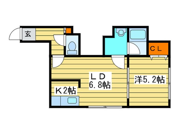 グランビアⅠの物件間取画像